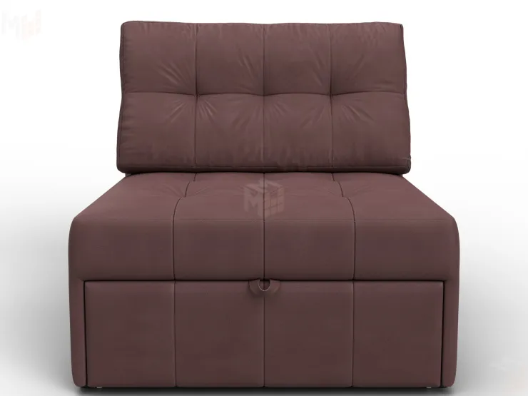 Кресло-кровать Лига-107 (80) ( JOLY 09 бордовый )
