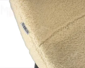 Стул обеденный DOBRIN MILO (черные ножки, кремовый букле (UF992-02))