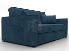 Диван прямой Лига-104 (140) ( BRUT 11 синий )