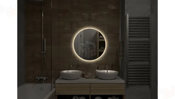 Зеркало Ajour с LED подсветкой (2700K) d 645