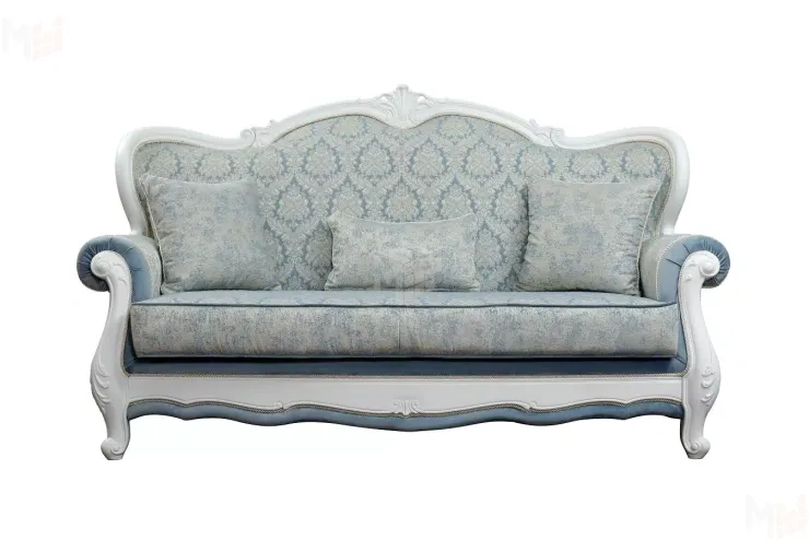 Диван Мишель 3х местный белый матовый