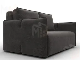 Диван прямой Лига-117 ( LAIM 10 темно-коричневый )