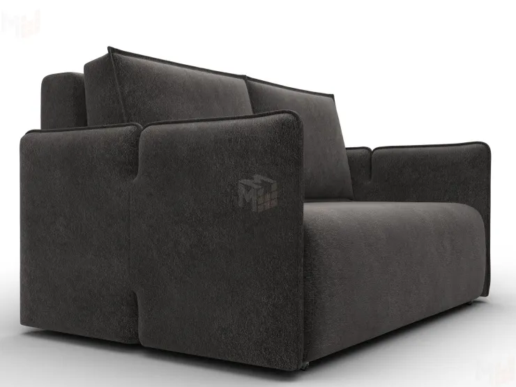 Диван прямой Лига-117 ( LAIM 10 темно-коричневый )