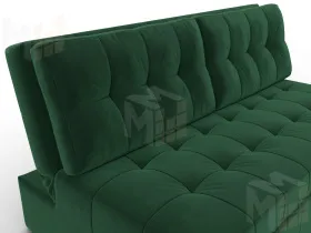 Диван прямой Лига-107 (160) ( SEVEN 626 зеленый )