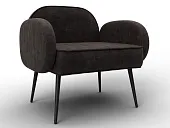 Кресло Лига-086 ( велюр BRUT 17 коричневый )