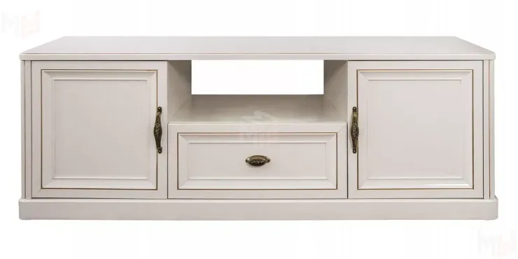 Тумба ТВ Натали белый глянец