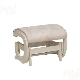 Пуф-маятник Leset Универсальный с кантом (Слоновая кость/Crash LUX 3 (бежевый))