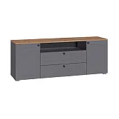 Тумба под ТВ Остин  16.47 серый графит