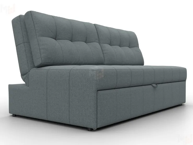 Диван прямой Лига-107 (160) ( Амур 07 серый )