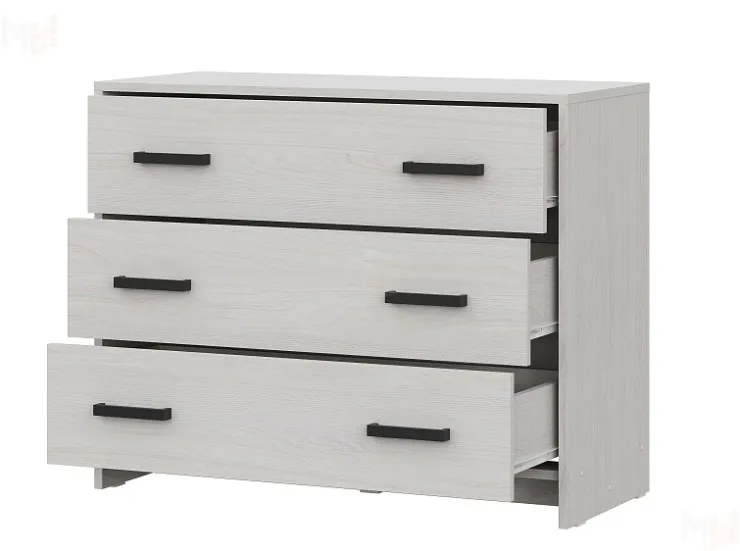  Комод 3 ящика  МСП 1 Серия 2 Ясень Анкор Светлый