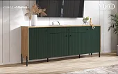 Комод Оливия (дуб крафт/браш мени грин) ножки металл Комод Оливия (дуб крафт/браш мени грин) ножки металл