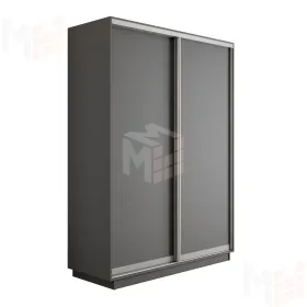 Шкаф-купе Оптим 2-х дверный 160 см. 1 штанга, 6 полок