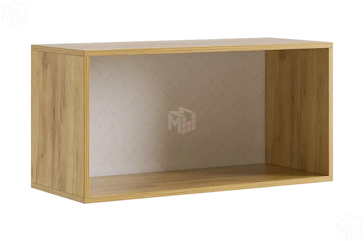 Антресоль Бери  двухдверная дуб крафт золотой/графит