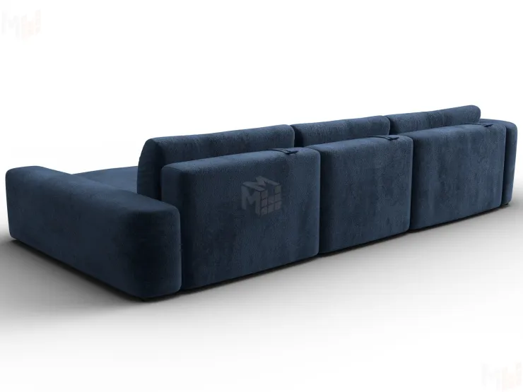 Диван угловой Лига-066 НПБ Лонг угол правый ( TOWER 13 синий )