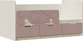Детская кровать Юниор-4 (1,6) шарли пинк