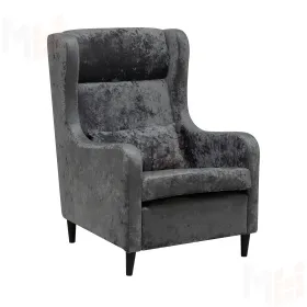 Кресло Leset Хилтон (Crash LUX 15 (антрацит))