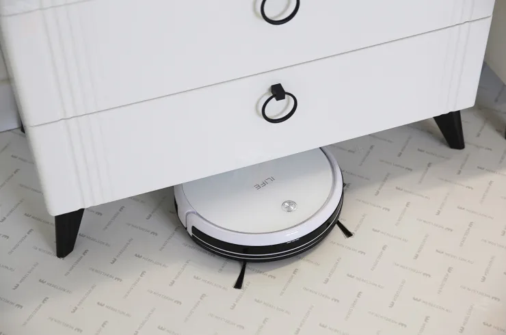 Комод Ева белое дерево/белый матовый