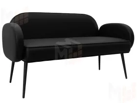 Диван прямой Лига-086 ( GRIFON 18 черный )