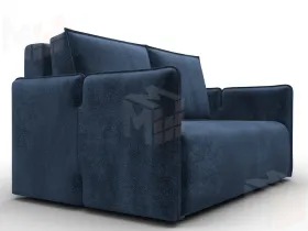 Диван прямой Лига-117 ( TOWER 13 синий )