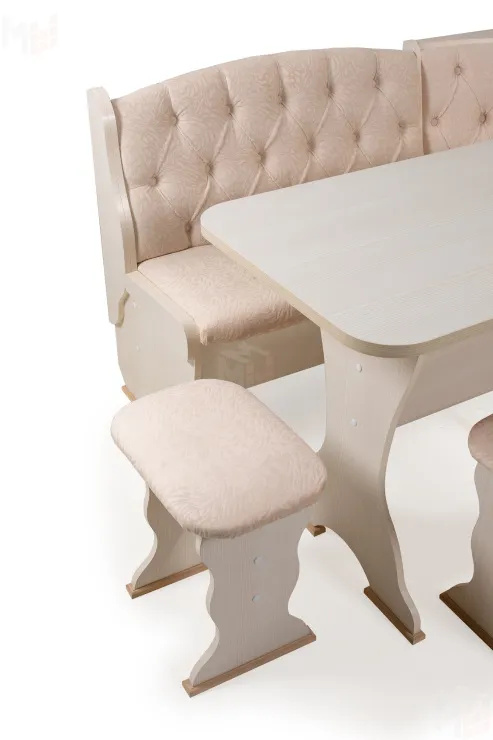 Кухонный уголок Орхидея Люкс (бодега/флок Карамель)