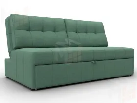 Диван прямой Лига-107 (160) ( Амур 11 зеленый )