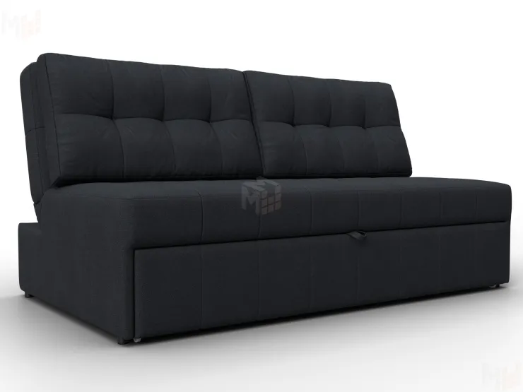 Диван прямой Лига-107 (160) ( JOLY 16 темно-серый )