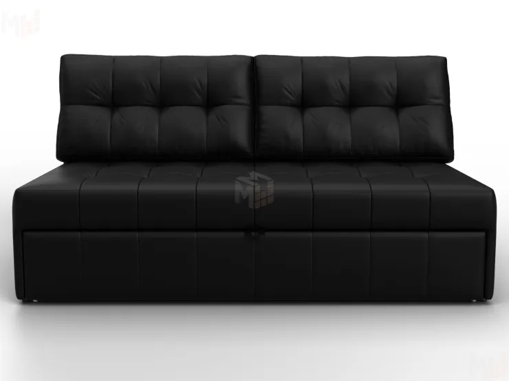 Диван прямой Лига-107 (160) ( GRIFON 18 черный )