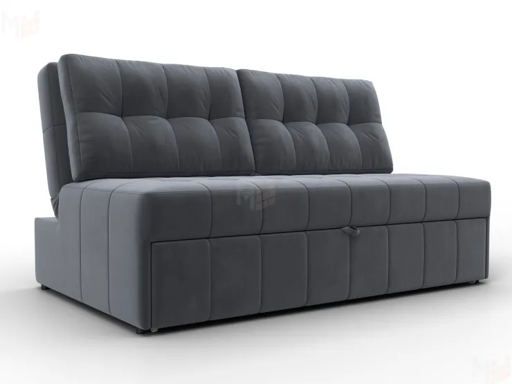 Диван прямой Лига-107 (140) ( SEVEN 17 серый )