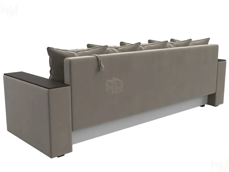 Диван прямой Дубай Лайт полки слева ( Бежевый )