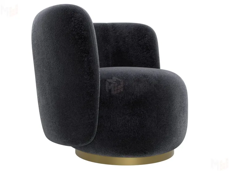 Кресло Лига-072 ( велюр TOWER 11 темно-серый )