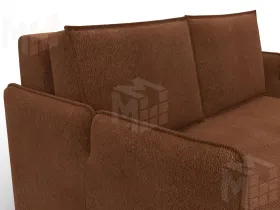 Диван прямой Лига-117 ( LAIM 14 терракотовый )