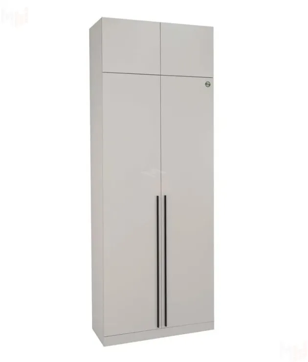 Шкаф 2-х створчатый Николь 2 Кашемир/Ручки-черные матовые