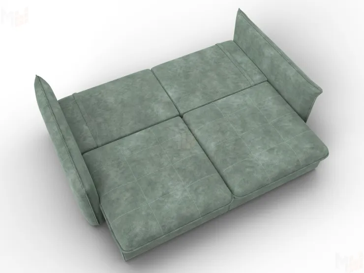 Диван прямой Лига-100 НПБ ( BRUT 08 зеленый )