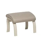 Пуф Leset Универсальный с кантом (Слоновая кость/Malmo 05 (бежевый), кант Malmo 05 (бежевый))