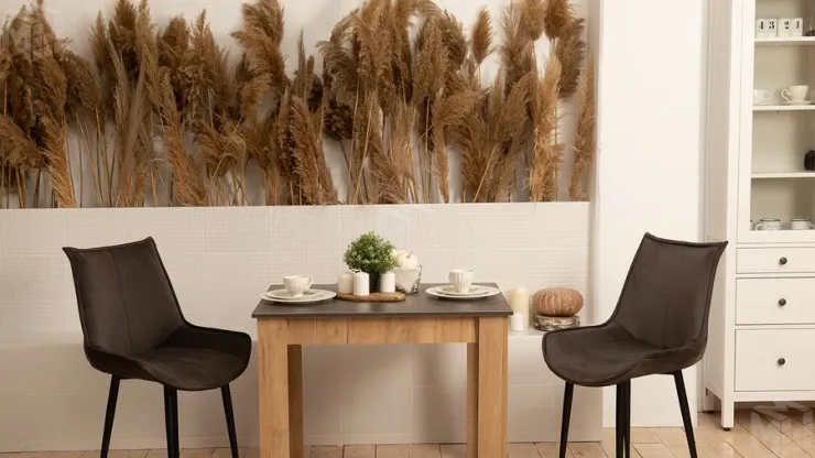 Стол обеденный Промо тип 1 Дуб Крафт золотой, Ателье темное