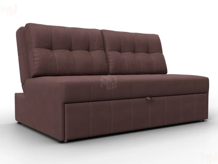 Диван прямой Лига-107 (140) ( JOLY 09 бордовый )