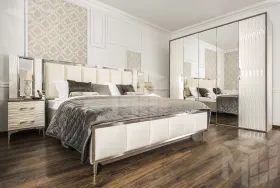 Кровать Гравита 160x200 см белый глянец
