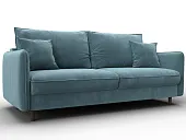 Диван прямой Лига-064 НПБ ( SEVEN 113 бирюзовый )