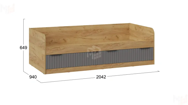 Кровать комбинированная Хилтон 404.006.000 Графит