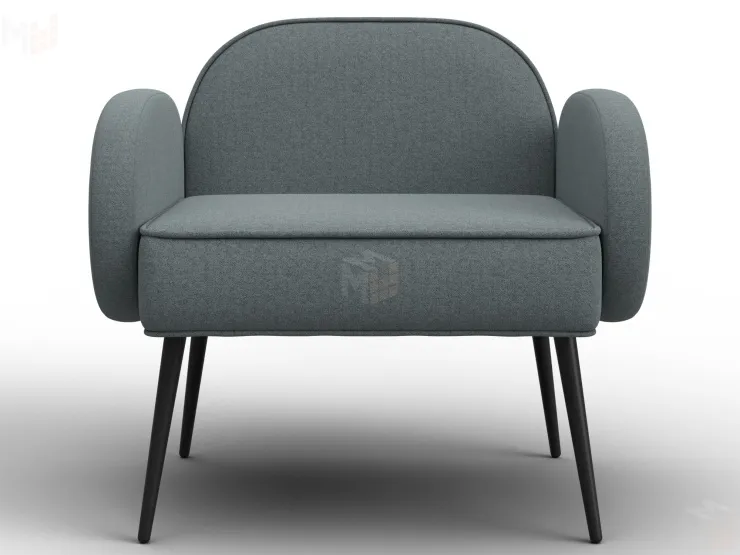 Кресло Лига-086 ( Амур 07 серый )