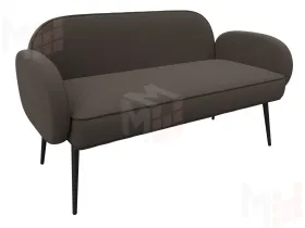Диван прямой Лига-086 ( Амур 05 коричневый )