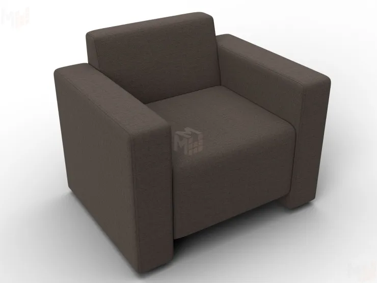 Кресло Лига-093 ( Амур 05 коричневый )