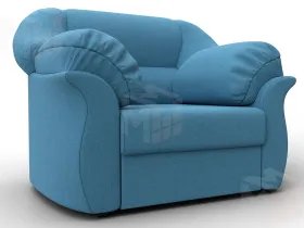 Кресло Карнелла ( Амур 10 голубой )