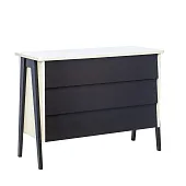 Комод Leset "Сканди" 3 ящ. (Дуб шампань, компаньон Венге/Дуб шампань)