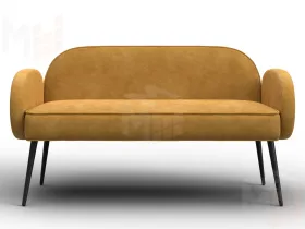 Диван прямой Лига-086 ( BRUT 10 желтый )