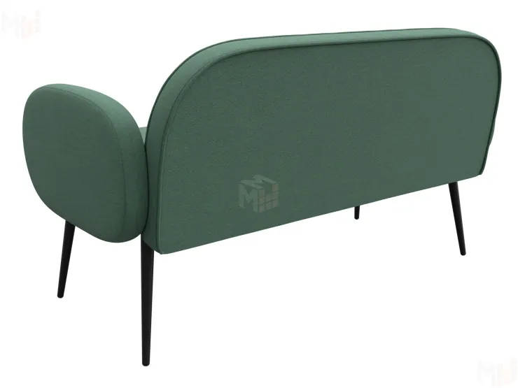 Диван прямой Лига-086 ( Амур 11 зеленый )