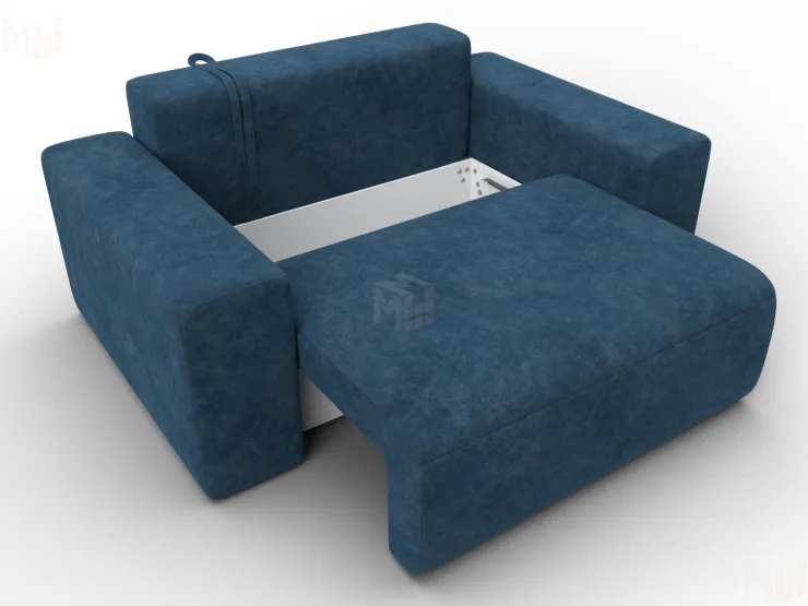 Кресло Лига-036 НПБ ( BRUT 11 синий )