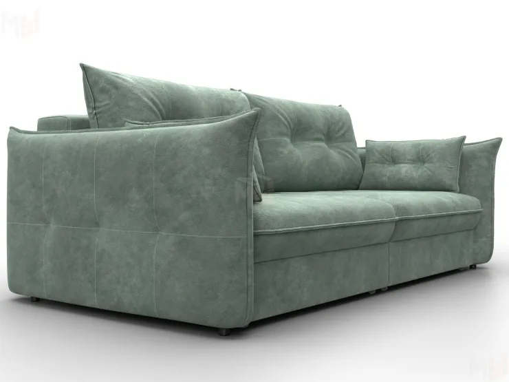 Диван прямой Лига-100 НПБ ( BRUT 08 зеленый )