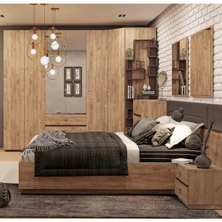 Шкаф угловой Neo 156 Дуб табачный