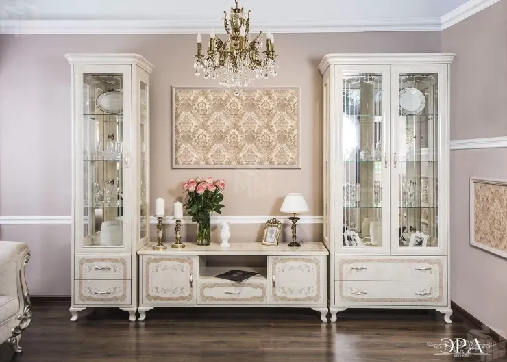 Тумба ТВ Патрисия крем корень глянец